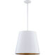 Allson 3 Light 16 inch Matte White Indoor Pendant Ceiling Light
